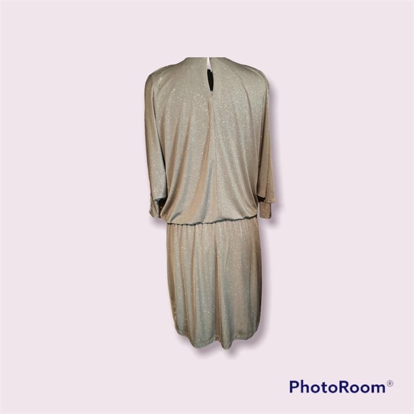 MSK v neck sparkle cold shoulder night out dress - Picture 5 of 5